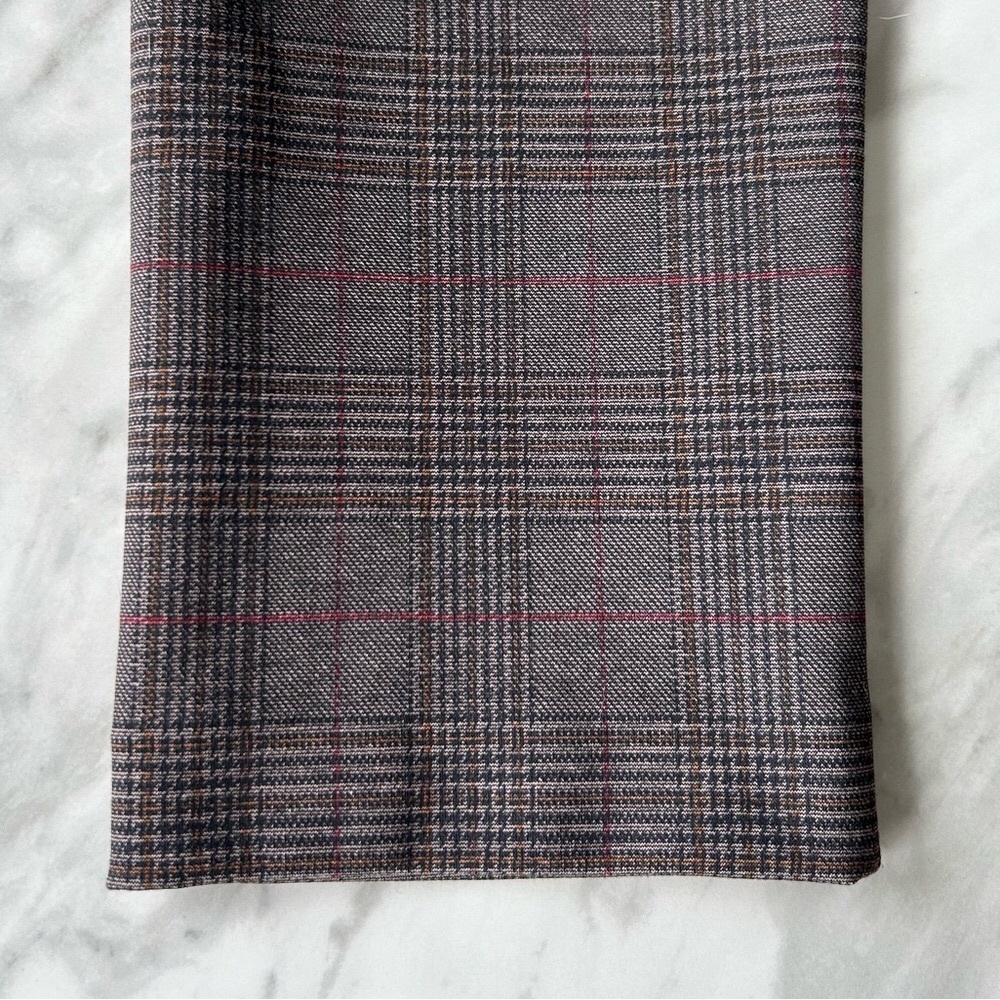 Dalia size 8 pull-on plaid ponte pant - Picture 9 of 11